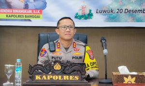 Kapolres Banggai, AKBP Putu Hendra Binangkari, S.IK