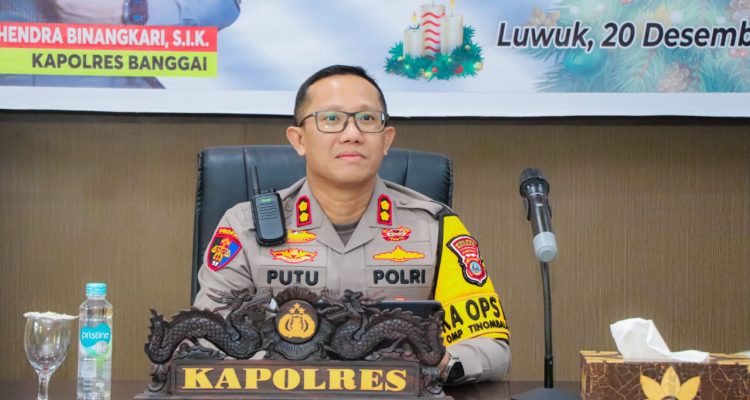 Kapolres Banggai, AKBP Putu Hendra Binangkari, S.IK