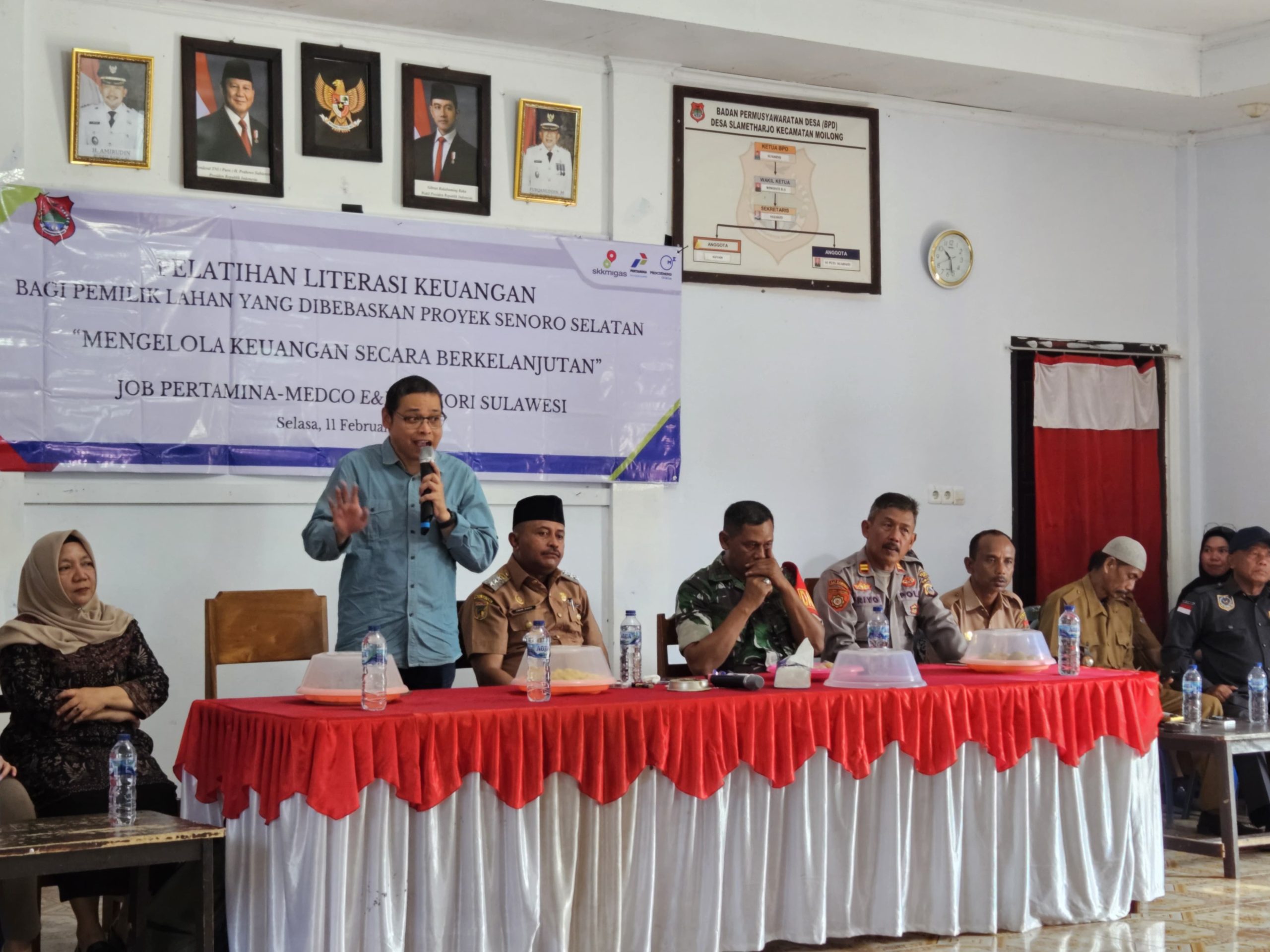 Ruru Rudianto Age Sartoko, selaku Community Development Section Head JOB Tomori, menegaskan bahwa pelatihan ini bukan sekadar bagian dari tanggung jawab sosial perusahaan (CSR), tetapi juga komitmen nyata dalam mendukung masyarakat terdampak agar lebih bijak dalam mengelola keuangan.
