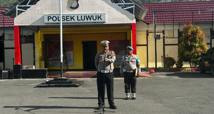 Plh Kabag Ops Polres Banggai, AKP I Made Bagus Aditya. Dalam arahannya, ia menegaskan bahwa pengecekan kesiapan personel menjadi hal utama guna memastikan stabilitas keamanan tetap terjaga