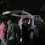 Jenazah Warga Moilong Almarhum Natu saat tiba di rumah duka di Desa Toili, Kecamatan Toili, Minggu (16/3/2025).