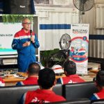 Direktur Utama PT Pertamina Drilling Services Indonesia saat melakukan Management Walkthrough (MWT) ke RIG PDSI#43.3 yang beroperasi di wilayah Nunukan Kalimantan Utara