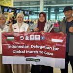 Delegasi Indonesia pada "Global March to Gaza" saat berada di Kairo Mesir baru-baru ini (Foto: Dok. KPIPA)