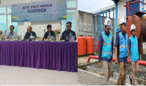 General Manager PLN UIP Sulawesi, Wisnu Kuntjoro Adi Saat Meninjau PLTMG 40 MW Besama Media