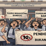 Aliansi mahasiswa dan rakyat Kabupaten Banggai turun ke jalan