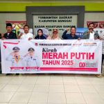 Kepala Kesbangpol Banggai, Syaifuddin Muid, SH memberikan Motivasi kepada Seluruh Pegawai Sambut HUT RI ke 80