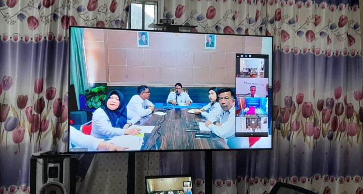Lapas Kelas II B Luwuk Gelar Zoom Meatin bersama Kanwil DitjenPas