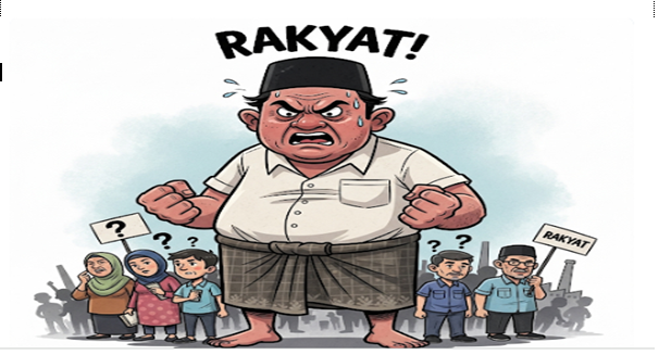 Gambar Ilustrasi Rakyat Marah