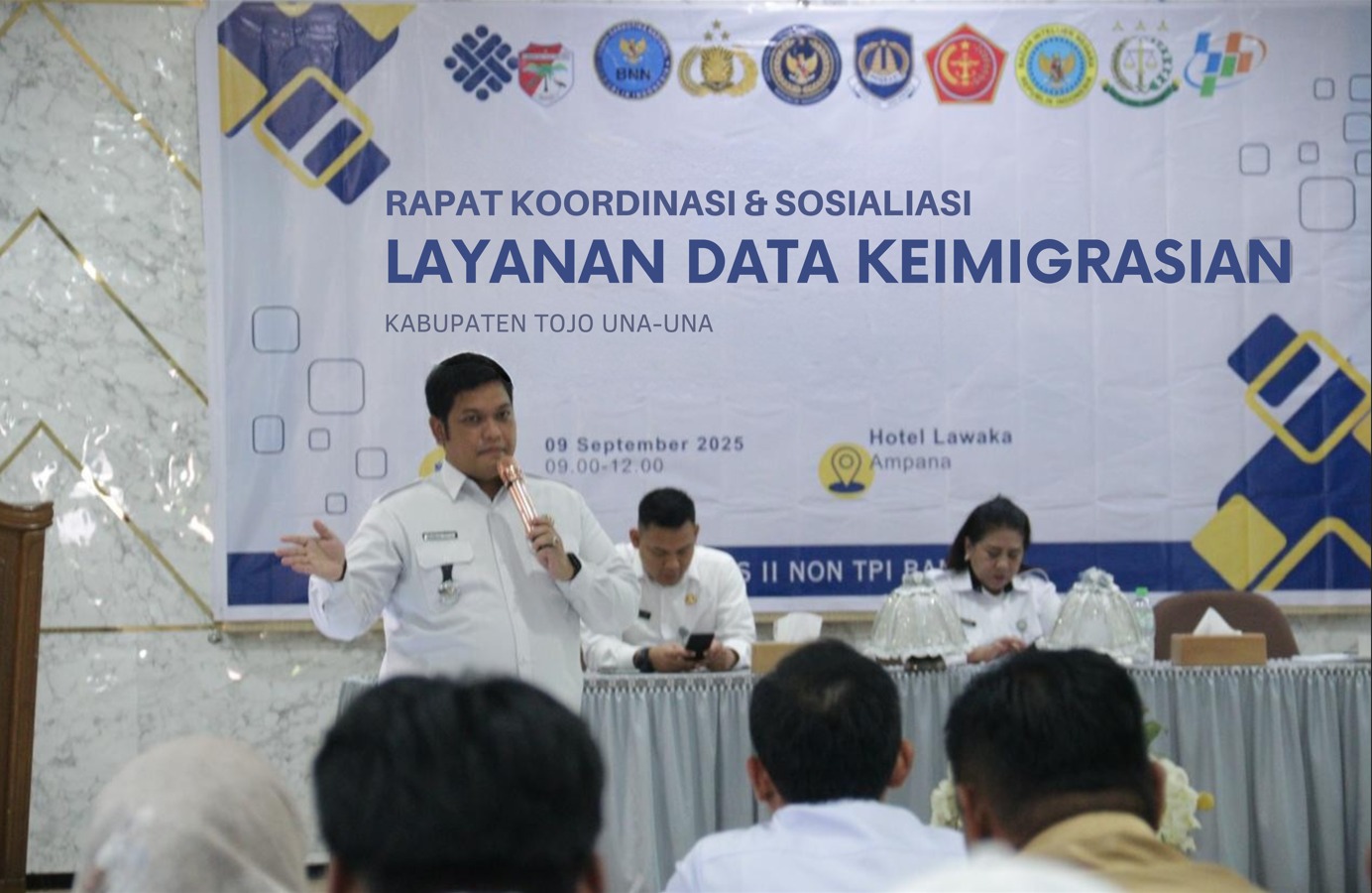 Kepala Subseksi Informasi dan Komunikasi Keimigrasian, Gerson Enrifa Nusantara, memaparkan secara rinci mekanisme LDK yang menjadi jawaban atas kebutuhan permohonan data keimigrasian baik dari Kementerian