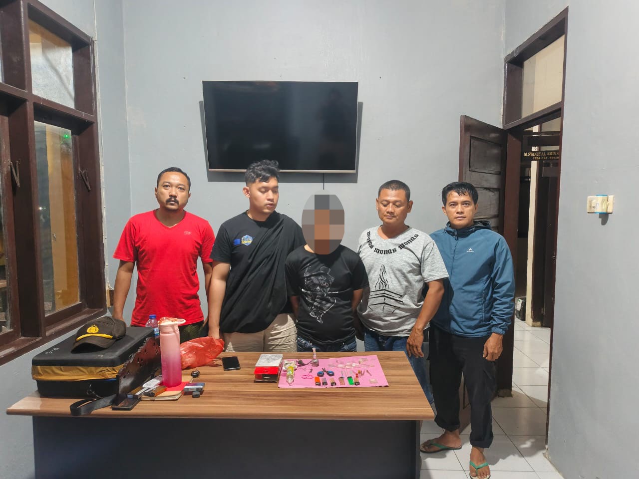 Polisi Tangkap Pelaku Penyalahgunaan Narkotika Jenis Sabu di Lamala, Banggai