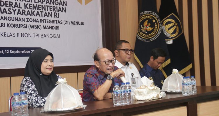 Tim Itjen Kemenimipas Lakukan Verifikasi Lapangan di Kantor Imigrasi Kelas II Non TPI Banggai dalam Rangka Pembangunan Zona Integritas Menuju WBK