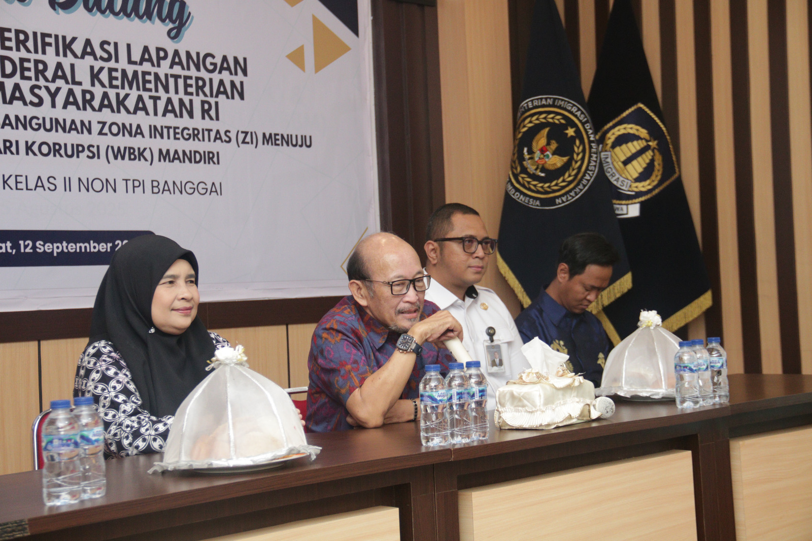 Tim Itjen Kemenimipas Lakukan Verifikasi Lapangan di Kantor Imigrasi Kelas II Non TPI Banggai dalam Rangka Pembangunan Zona Integritas Menuju WBK