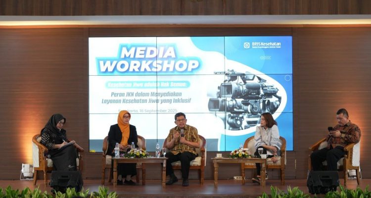 Media Workshop bertema “Layanan Kesehatan Jiwa Hak Seluruh Peserta” yang digelar di Surakarta,