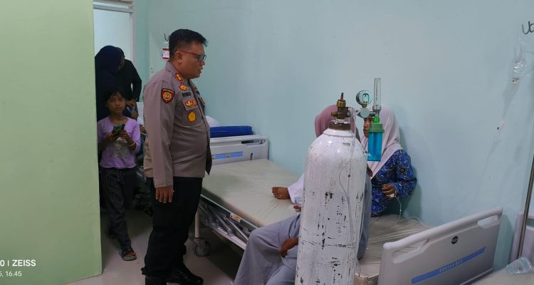 Ratusan Siswa mengalami mual, muntah dan pusing, Kapolres Bangkep : Pastikan Perawatan Medis Optimal
