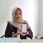 Putri Indah Lestari (19) yang akrab disapa Indah