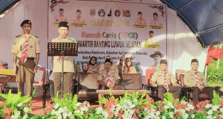 Bumi Perkemahan Maleo Koyoan, Kecamatan Nambo, Kabupaten Banggai, ini berlangsung khidmat