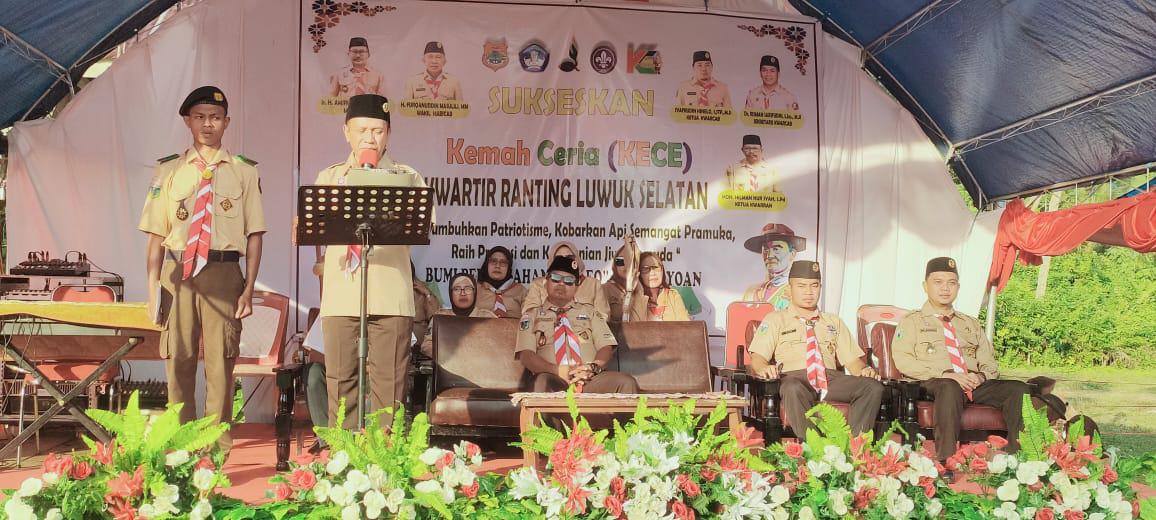 Bumi Perkemahan Maleo Koyoan, Kecamatan Nambo, Kabupaten Banggai, ini berlangsung khidmat