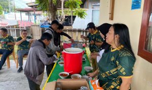 kegiatan bertajuk "MBG Ala Lapas", Lapas Luwuk menghidangkan makanan khas Luwuk secara gratis kepada para pengendara