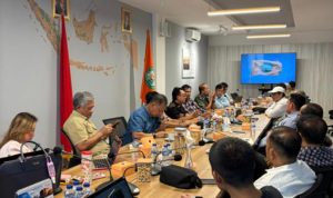 Pertemuan jajaran pimpinan GAPKI dan PWI di Jakarta, Jumat (10/10). (Foto: Dok. PWI)