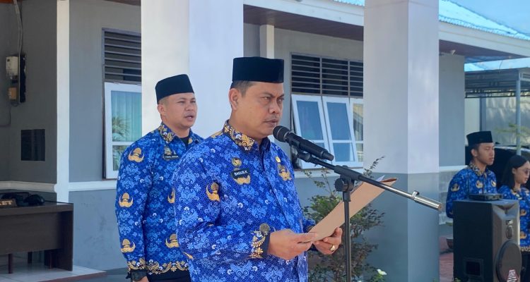 Kepala Kantor Wilayah Direktorat Jenderal Pemasyarakatan Sulawesi Tengah, Bagus Kurniawan Menjadi Inspektur Upacara Pada Peringatan Hari Sumpah Pemuda ( IST)
