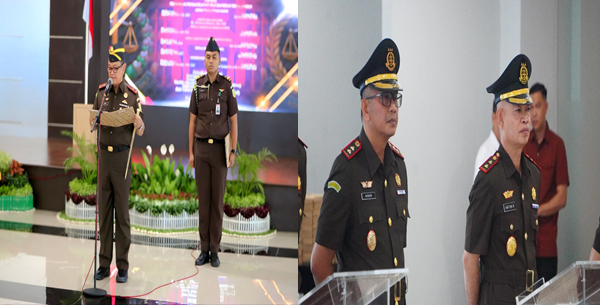 Kajati Sulteng Lantik Kajari Banggai  Tekankan Integritas dan Profesionalisme Penegakan Hukum Kajati Sulteng Saat Melantik Kajari Banggai ( Ist)