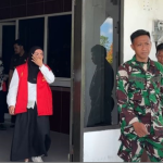 Tersangka Dugaan Kasus Korupsi PDAM Desa Moute Kabupaten Banggai Laut di Kirim ke Lapas Kelas II B Luwuk ( IST )