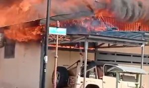 Lokasi Rumah Samping Alfa Midi Kelurahan Soho Kecamatan Luwuk ( IST)