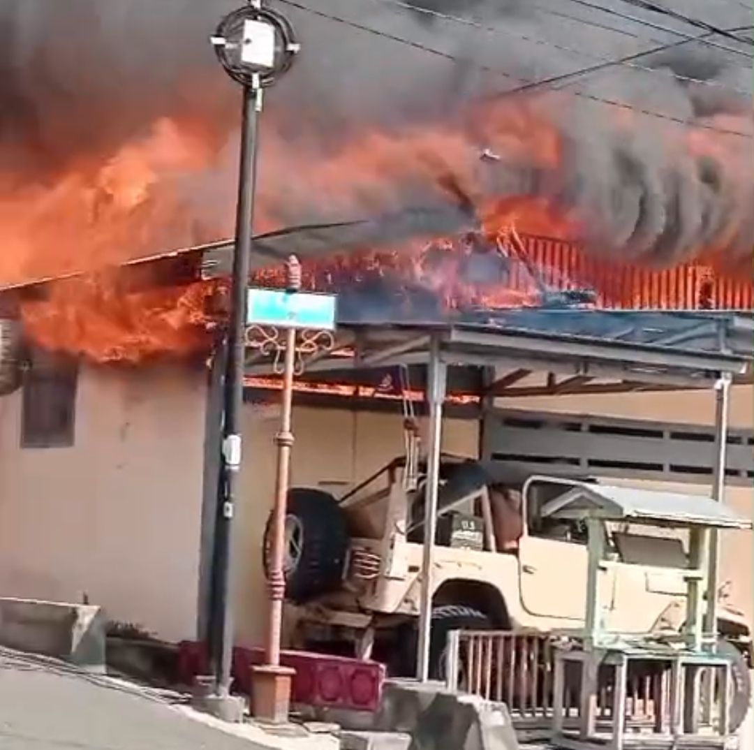 Lokasi Rumah Samping Alfa Midi Kelurahan Soho Kecamatan Luwuk ( IST)