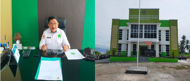 Kepala Kantor Kementrian Agama Kabupaten Banggai, Suardi Kandjae ( IST )