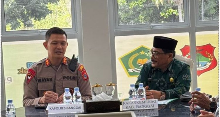 Kapolres Banggai Silaturahmi dengan Kemenag dan FKUB, Perkuat Kerukunan dan Kamtibmas
