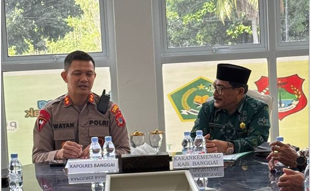 Kapolres Banggai Silaturahmi dengan Kemenag dan FKUB, Perkuat Kerukunan dan Kamtibmas