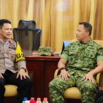 Kapolres Banggai Terima Kunjungan Silaturahmi Dandim 1308/LB, Perkuat Sinergitas TNI–Polri