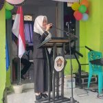 Wakil Ketua 1 DPRD Kabupaten Banggai, Wardani Murad Saat memberikan pesan dan kesan di Hari Pers Nasional 2026