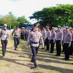 Wakapolres Banggai, Kompol Frengky Pimpin Upacar Gelar Operasi Tinombala