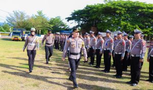 Wakapolres Banggai, Kompol Frengky Pimpin Upacar Gelar Operasi Tinombala