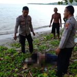 Gerak Cepat Polsek Kintom Evakuasi Mayat Mengapung di Pantai Dimpalon Baru