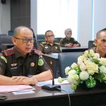 Wakil Kepala Kejaksaan Tinggi Sulawesi Tengah, Immanuel Rudy Pailang, SH, MH, didampingi Asisten Tindak Pidana Umum (Aspidum) Andarias D'Orney, SH, MH, memimpin ekspose permohonan penghentian penuntutan berdasarkan keadilan restoratif