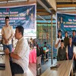 Kepala Teknik Tambang ( KTT ) PT. KFM Najmi Ramadani Saat memberikan Sambutan di hadapan para Jurnalis