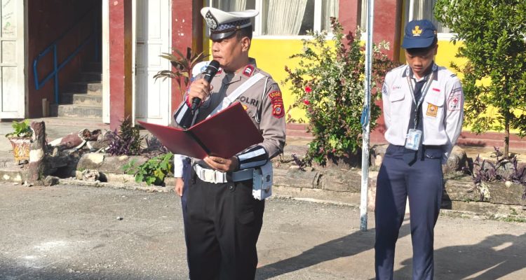 Kanit Kamsel Satlantas Polres Banggai Aiptu Saripuddin Badudin