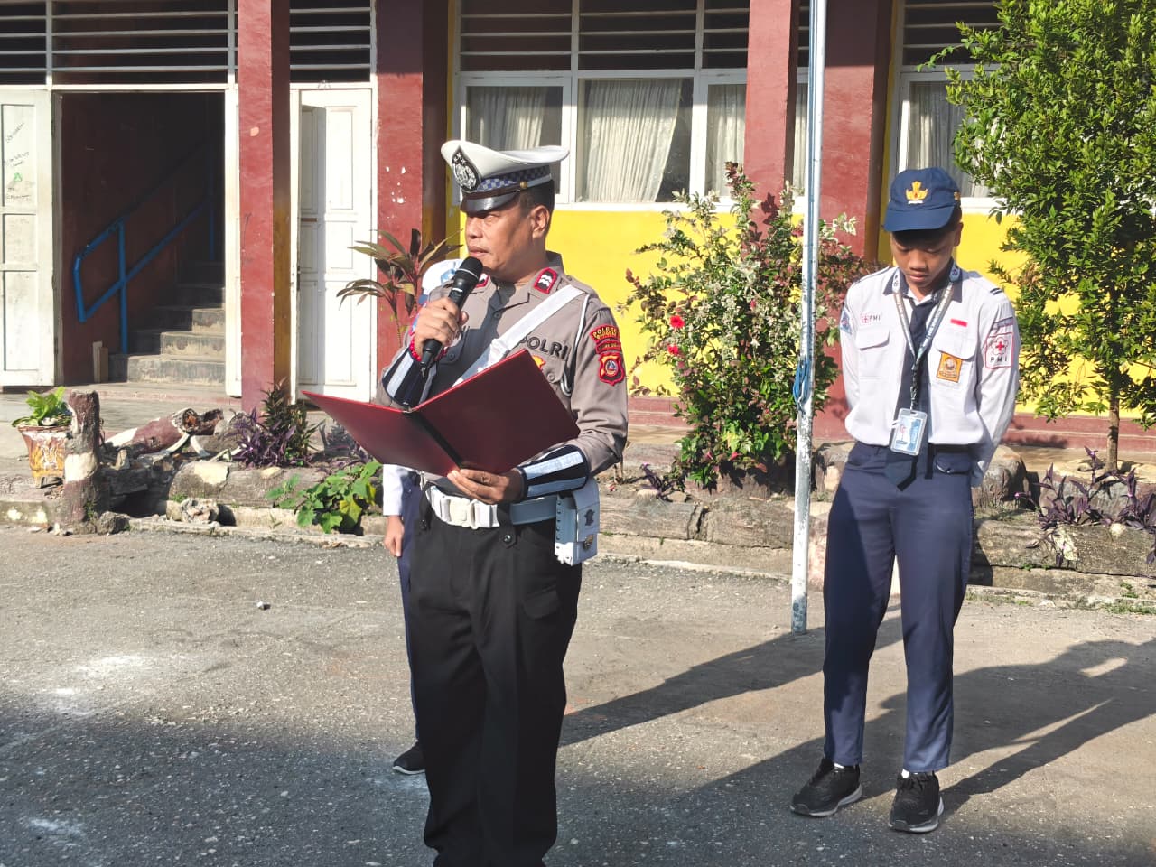 Kanit Kamsel Satlantas Polres Banggai Aiptu Saripuddin Badudin