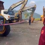 Beberapa Unit Alat Berat yang di Sita Kejati Sulteng