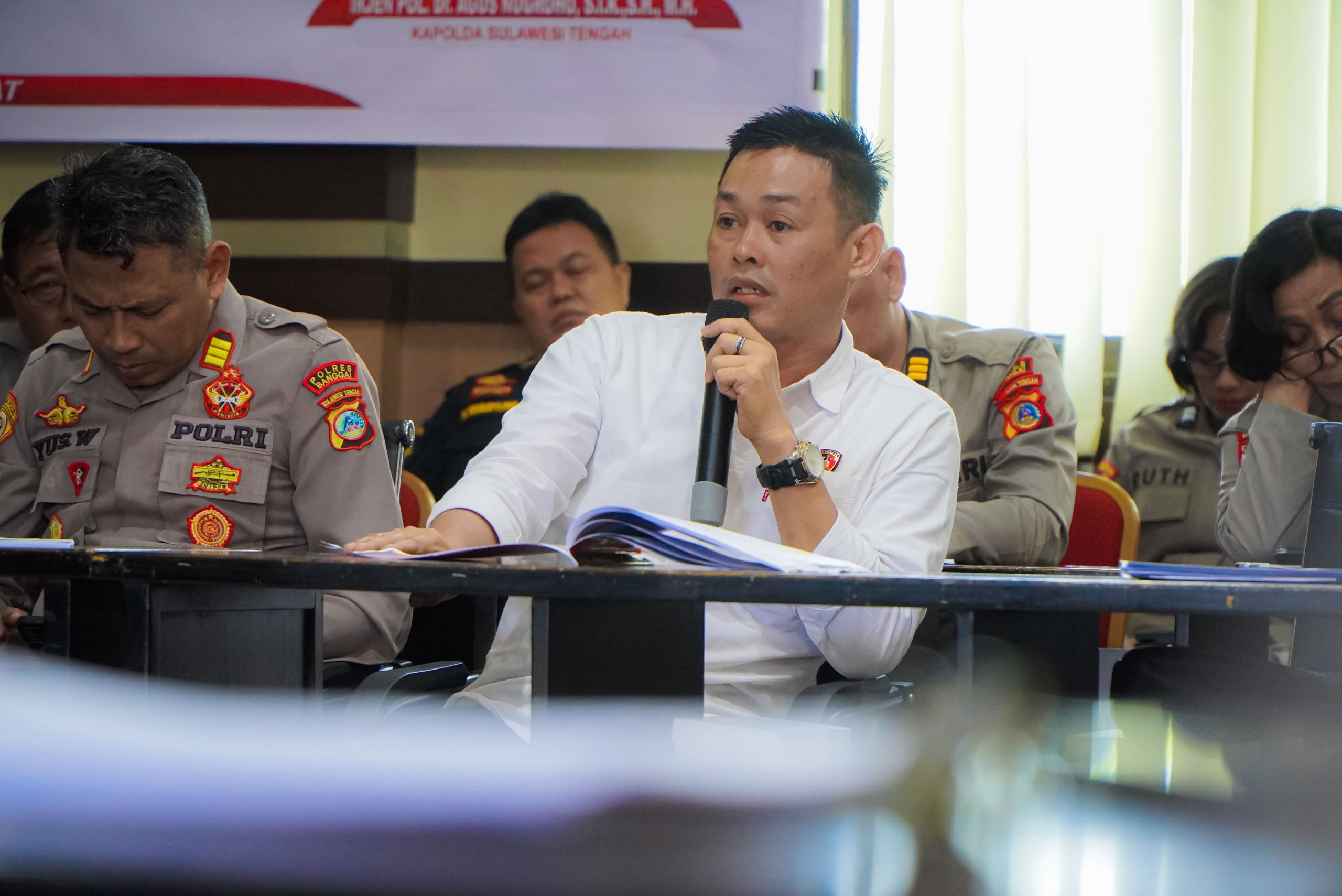Kasat Narkoba Polres Banggai AKP Hasanuddin Hamid, SH, MH