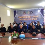 Kalapas Muhammad Bahrun bersama Jajaran Pegawai Lapas Mendengarkan Arahan Langsung Dari Dirjen Pas