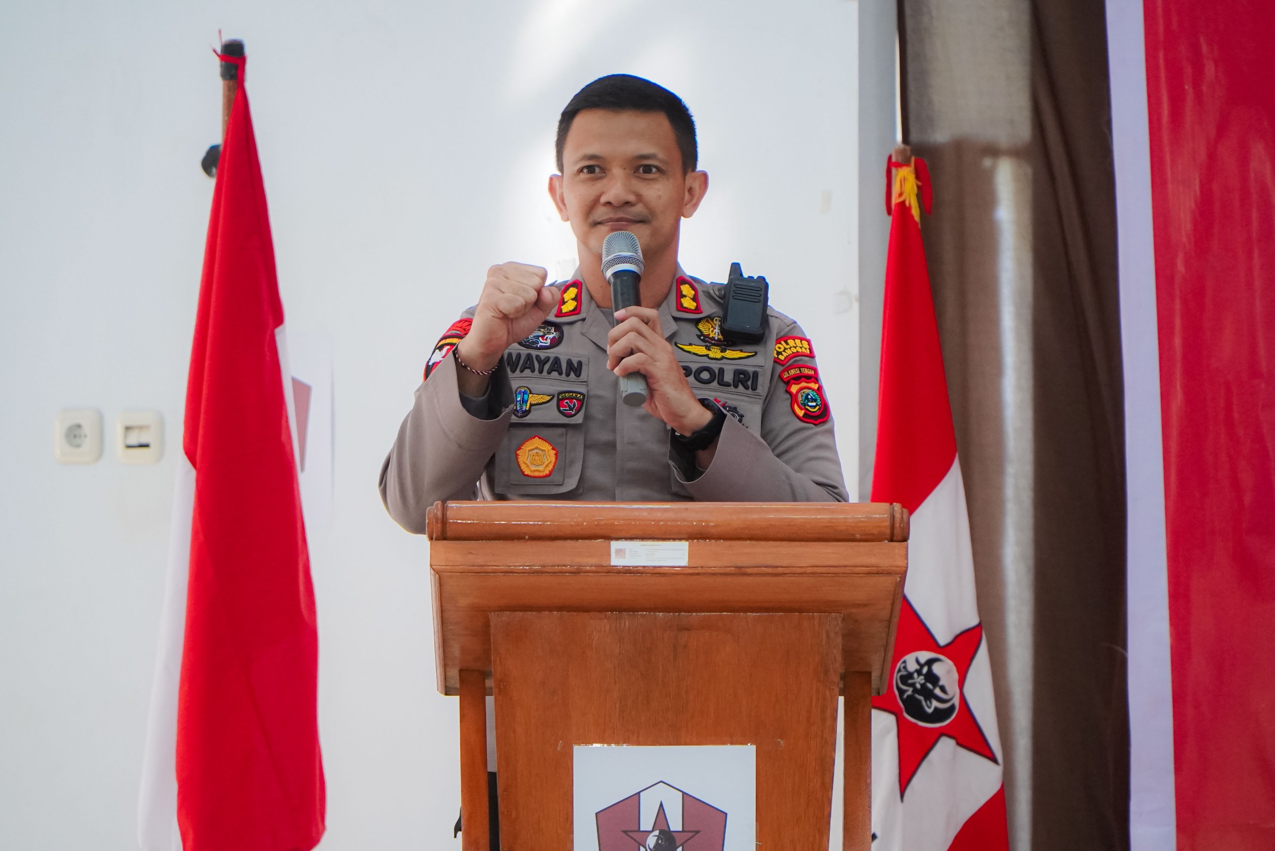 Kapolres Banggai, AKBP Wayan Wayracana Aryawan, S,IK