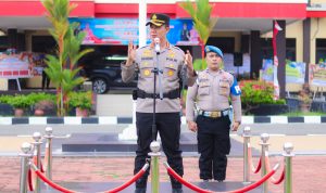 Apel Perdana Kapolresta Banggai: Layani Masyarakat Maksimal, Jauhi Pelanggaran! Kapolresta Banggai, Kombes Pol. Hendri Yulianto, S.I.K., M.H