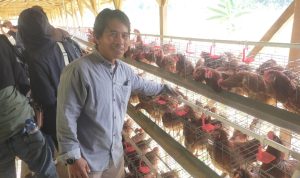 Jony salah satu ketua Kelompok Usaha Bersama yang menerima bantuan program PPM Pertamina EP Donggi Matindok Field di Desa Kayowa